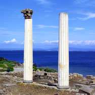 Roman and Punic ruins in Tharros