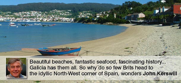 Beautiful beaches, fantastic seafood, fascinating history... Galicia has them all. So why do so few Brits head to the idyllic North-West corner of Spain, wonders John Kerswill